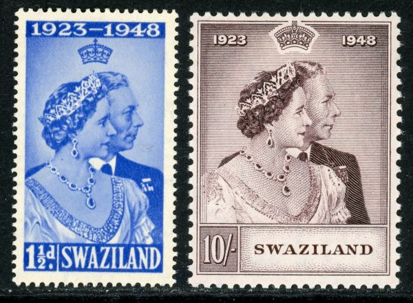 Swaziland 1948 SG.46-47 M/M