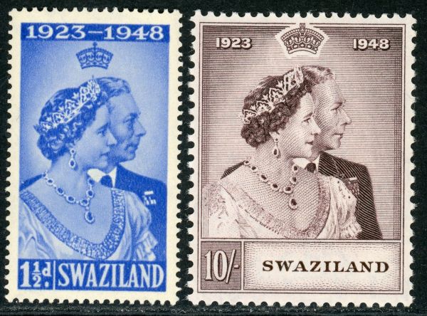 Swaziland 1948 SG.46-47 U/M (1)