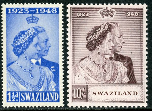 Swaziland 1948 SG.46-47 U/M