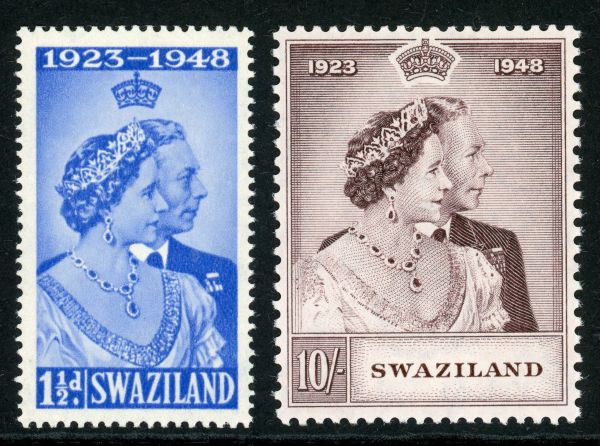 Swaziland 1948 SG.46-47 U/M