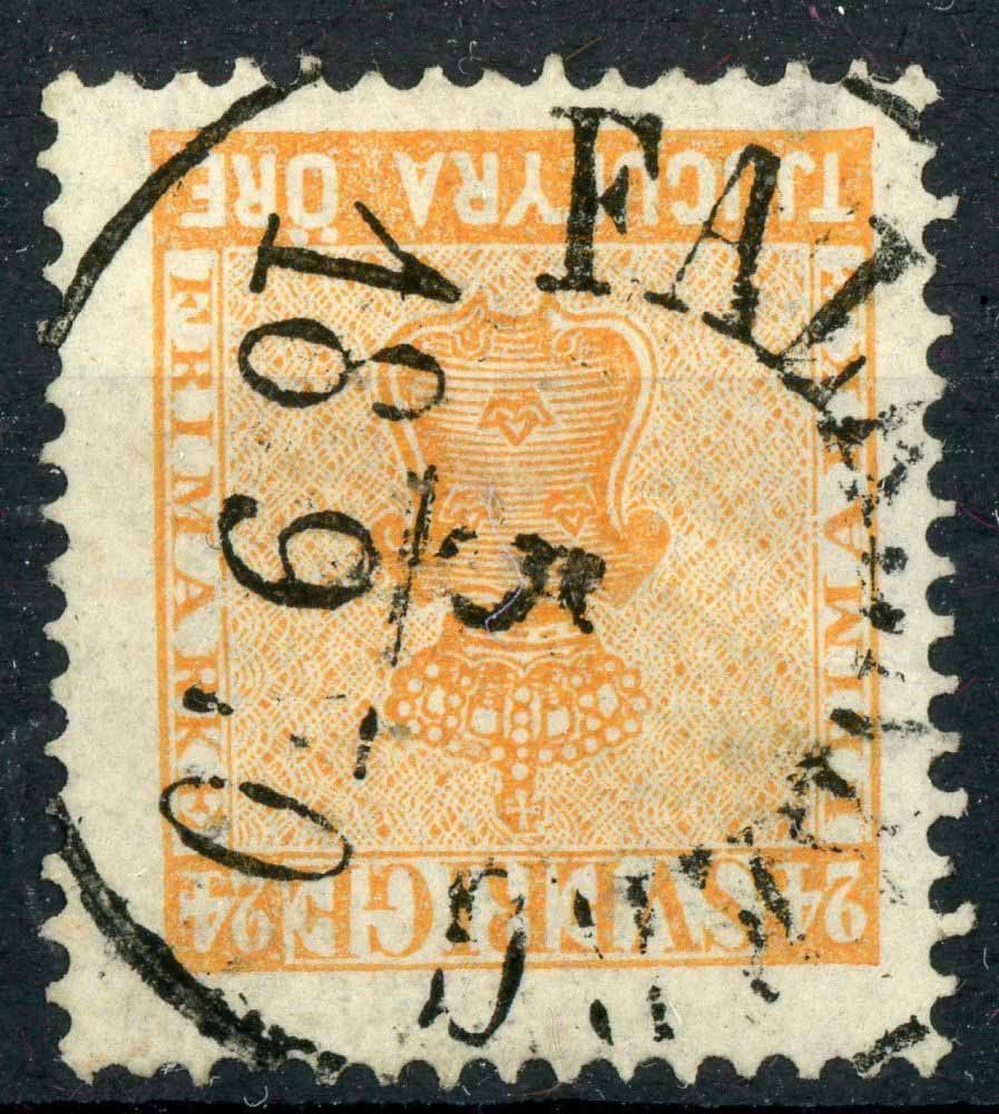 Sweden 1858-72 SG.9 F/U (4)