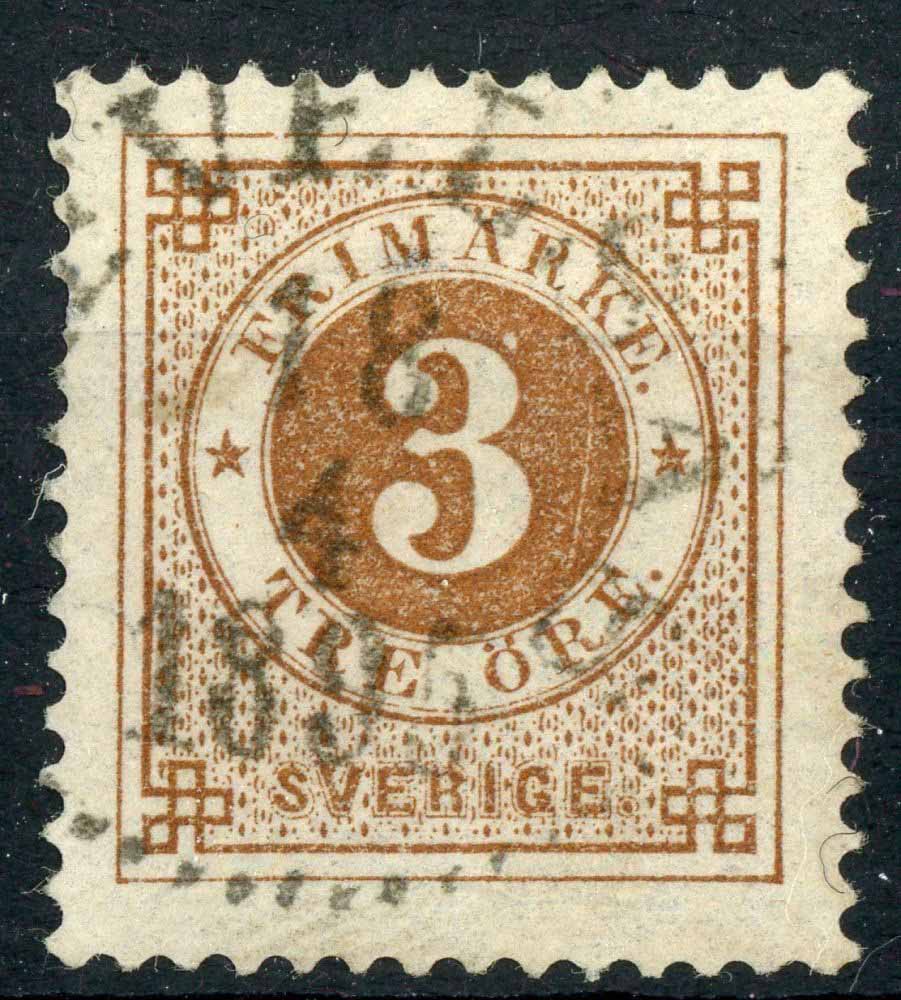 Sweden 1886-91 SG.30a F/U