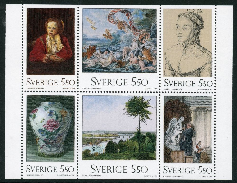 Sweden 1992 SG.1646-1651 U/M