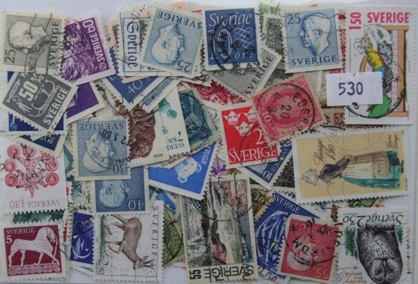 Sweden 200 Stamps (530)