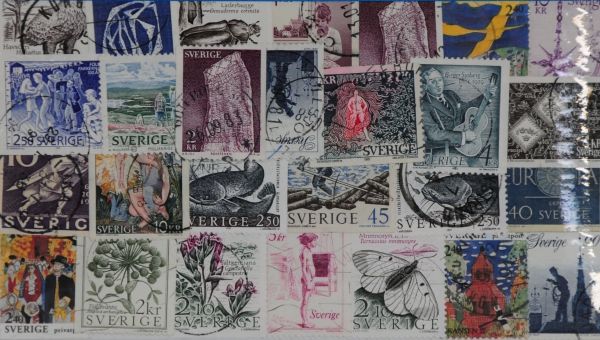 Sweden 25 Stamps (Large format) (L361)