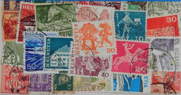 Switzerland 100 Stamps (L365)