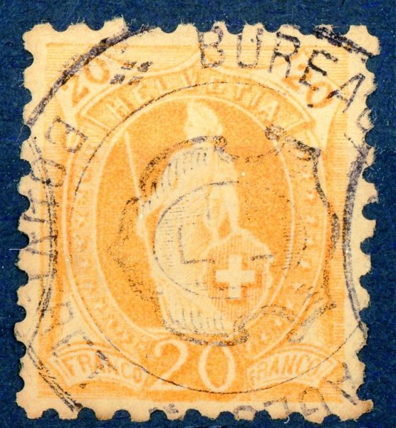 Switzerland 1888 SG.140 F/U