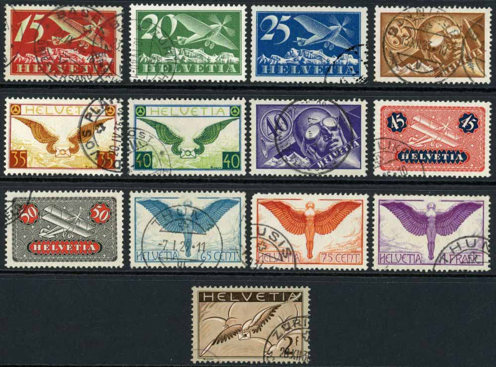 Switzerland 1923 SG.316-328 F/U