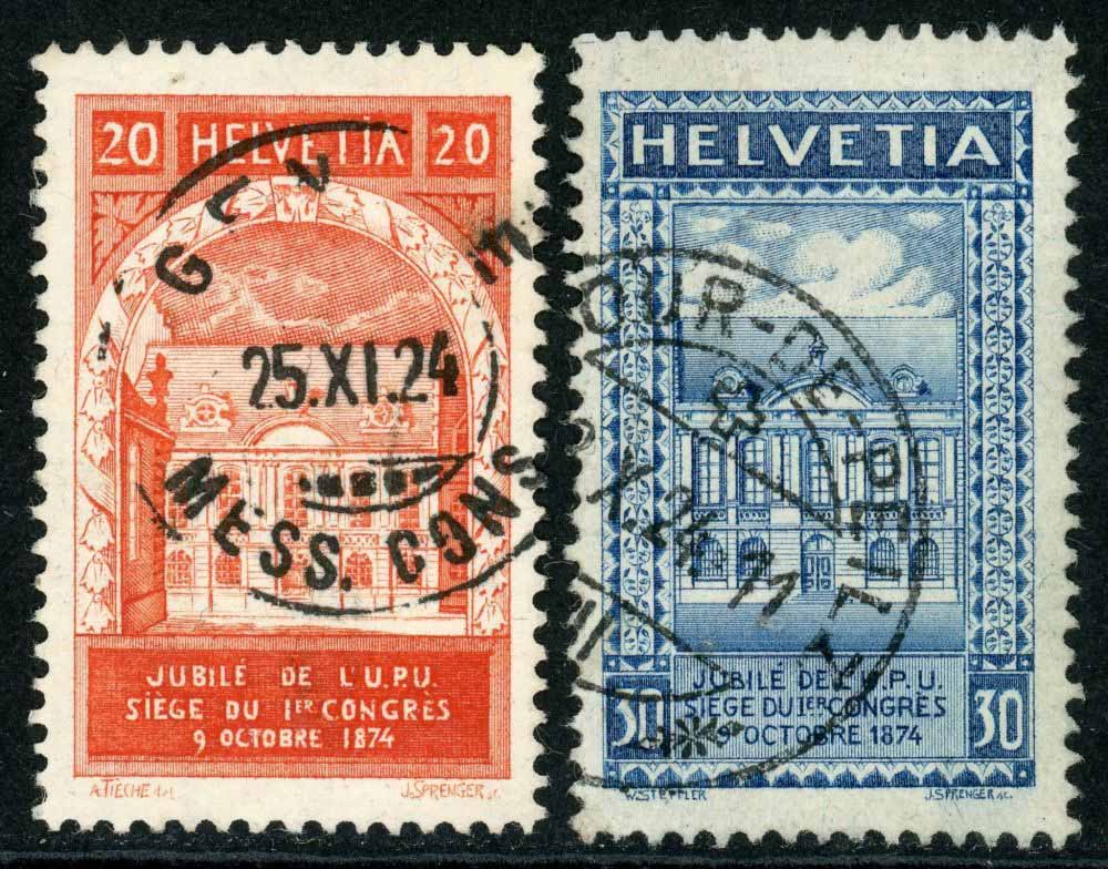 Switzerland 1924 SG.333-334 F/U