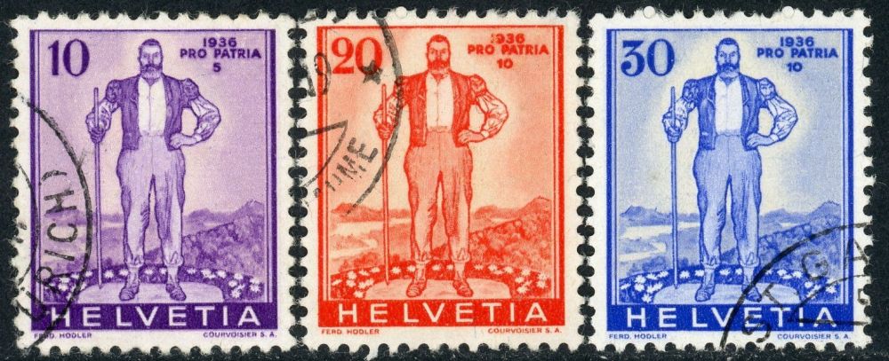 Switzerland 1936 SG.364-366 F/U (1)