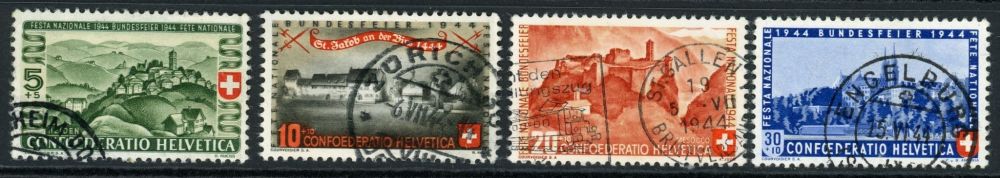 Switzerland 1944 SG.437-440 F/U