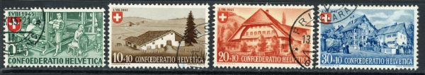 Switzerland 1945 SG.461-464 F/U (1)