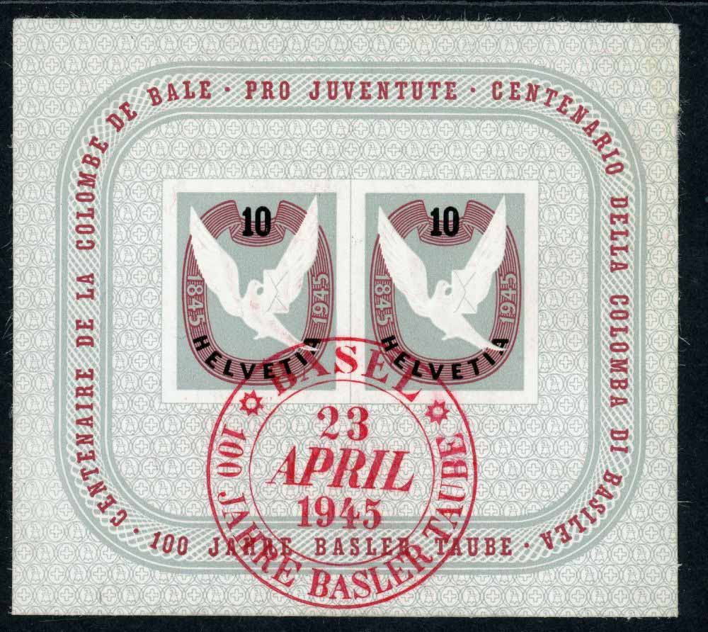 Switzerland 1945 SG.MS446b F/U