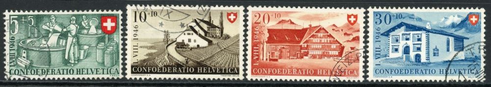 Switzerland 1946 SG.467-470 F/U (2)