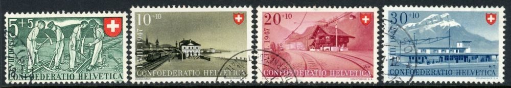 Switzerland 1947 SG.473-476 F/U (2)