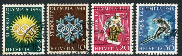 Switzerland 1948 SG.481-484 F/U