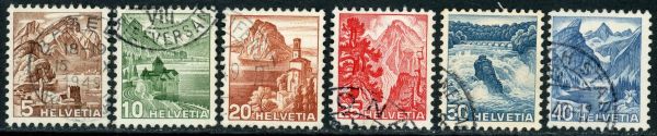 Switzerland 1948 SG.489-494 F/U