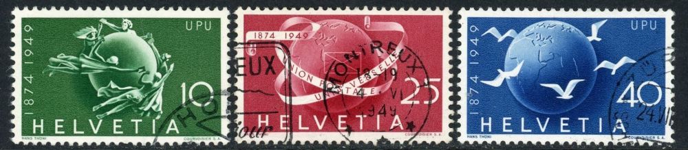 Switzerland 1949 SG.503-505 F/U (1)