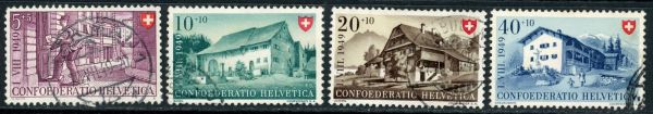 Switzerland 1949 SG.506-509 F/U (1)