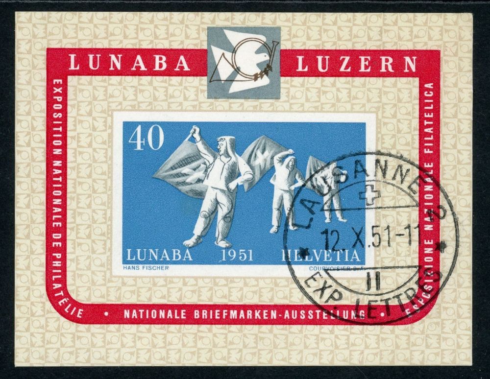 Switzerland 1951 SG.MS531a F/U