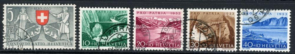 Switzerland 1953 SG.541-545 F/U