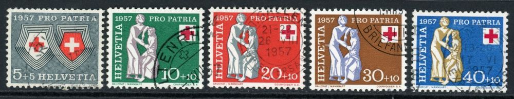 Switzerland 1957 SG.580-584 F/U