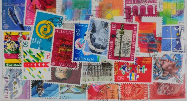 Switzerland 25 Stamps (Large format) (L366)