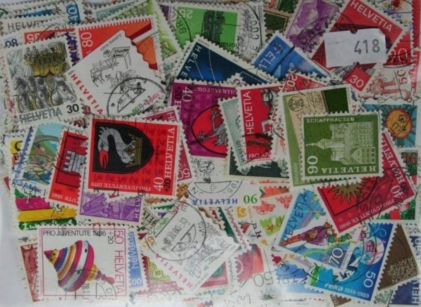 Switzerland 300 Stamps (418)