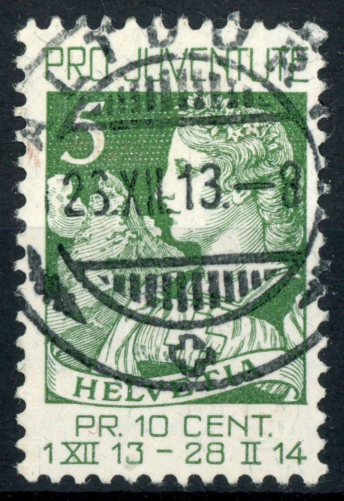 Switzerland / Pro Juventute 1913 SG.J1 F/U (2)