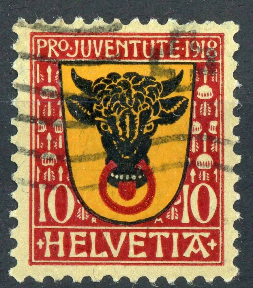 Switzerland / Pro Juventute 1918 SG.J9 F/U