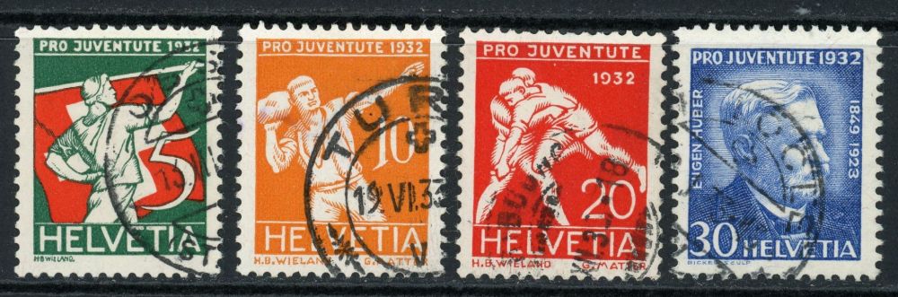 Switzerland / Pro Juventute 1932 SG.J60-J63 F/U