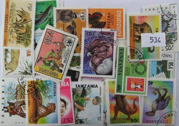 Tanzania 100 Stamps (534)