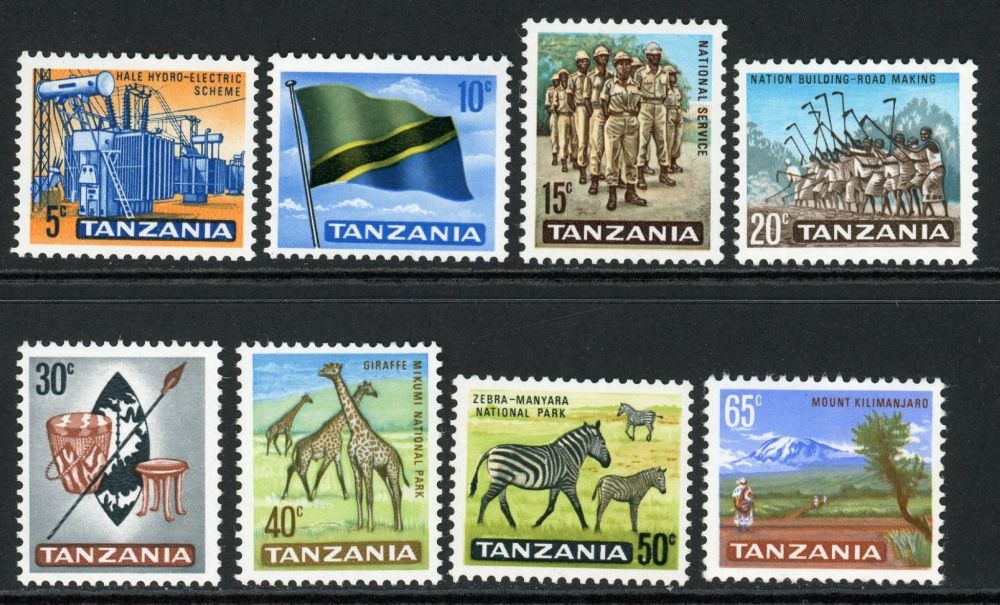 Tanzania 1965 SG.128-141 U/M