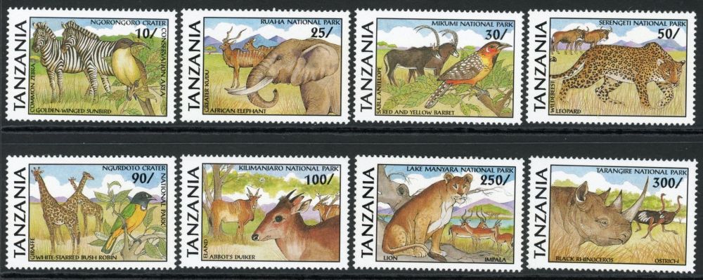 Tanzania 1991 SG.647-654 U/M