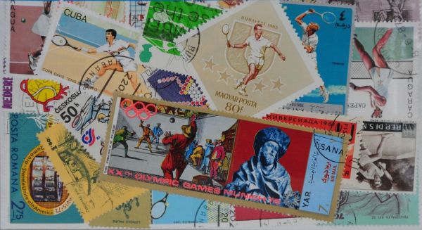 Tennis 25 Stamps (M135)