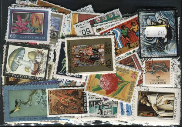 Thematics only (500 different Stamps) (678)