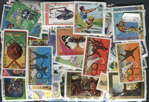 Thematics only (500 different Stamps) (679)