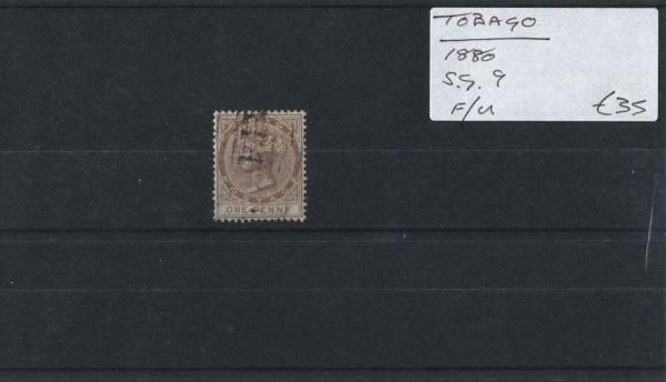 Tobago 1880 SG.9 F/U