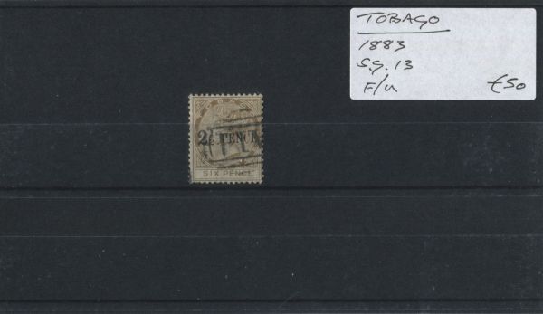 Tobago 1883 SG.13 F/U