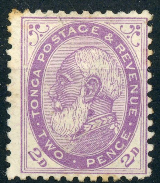 Tonga 1886-88 SG.2b M/M perf 12x11.5 slight toning