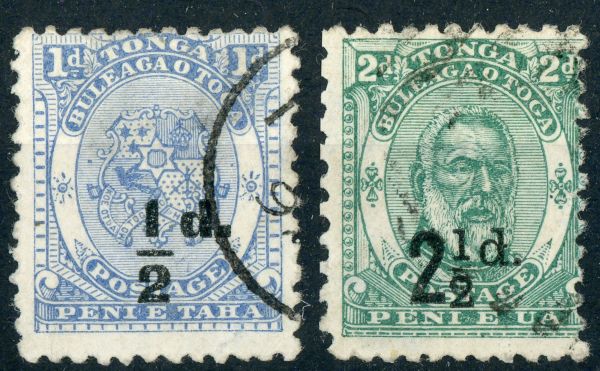 Tonga 1893 SG.19-20 F/U