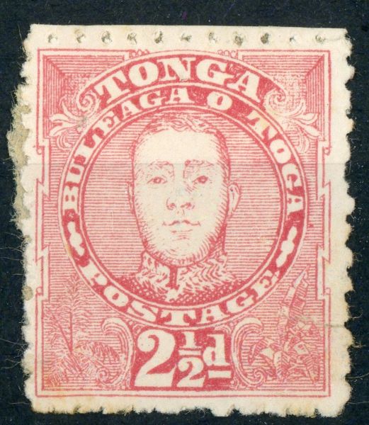 Tonga 1895 SG.33 M/M ''stop flaw'' variety