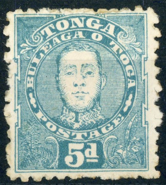 Tonga 1895 SG.34ba M/M ''black eye'' variety