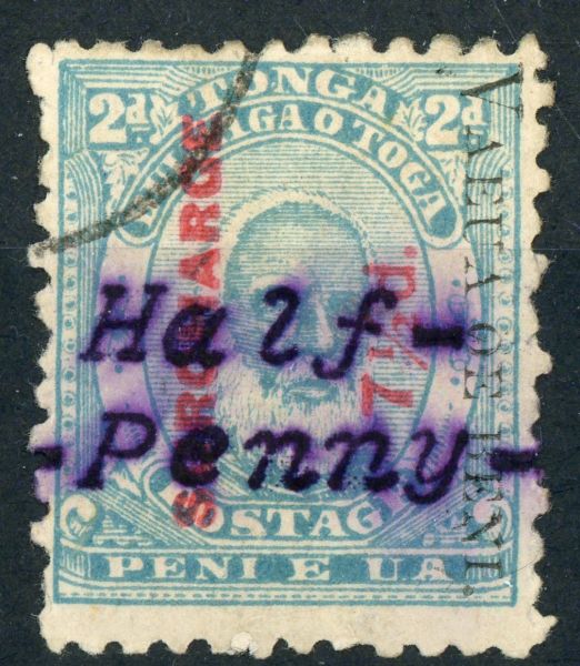 Tonga 1896 SG.37A F/U