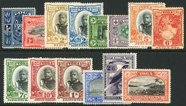 Tonga 1897 SG.38-53 M/M