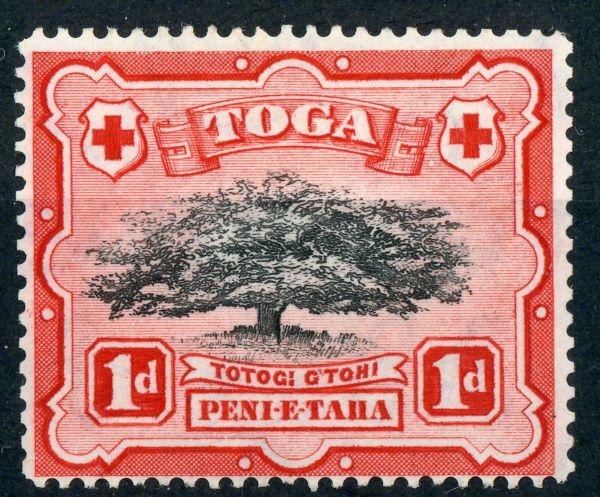 Tonga 1897 SG.39b M/M ''lopped branch'' variety (1)