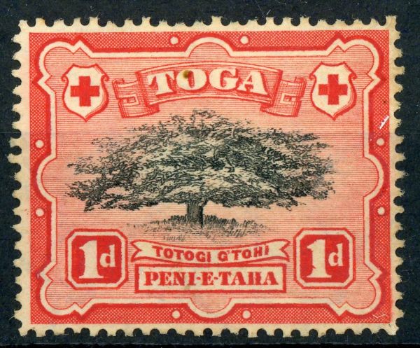 Tonga 1897 SG.39b M/M ''lopped branch'' variety (2)