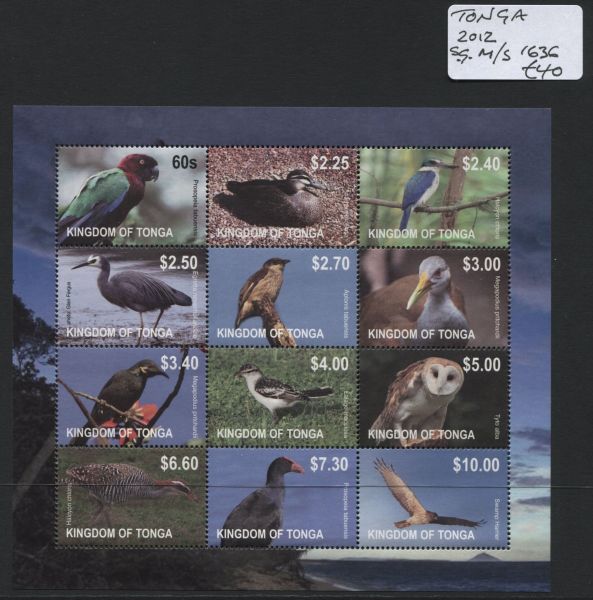 Tonga 2012 SG.MS1636 U/M