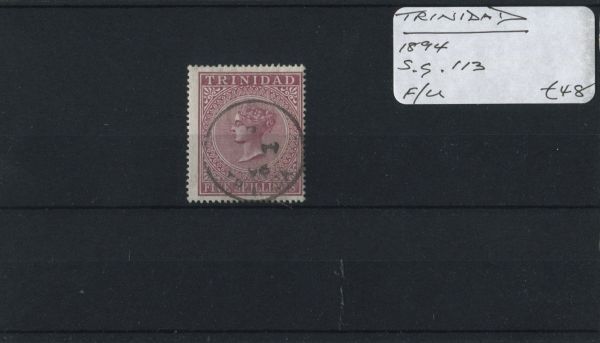 Trinidad 1894 SG.113 F/U