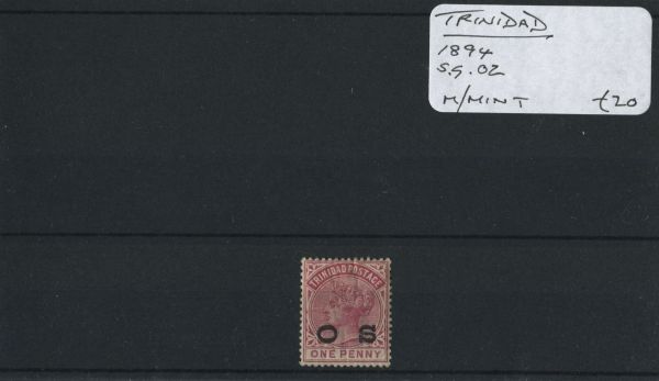 Trinidad 1894 SG.O2 M/M